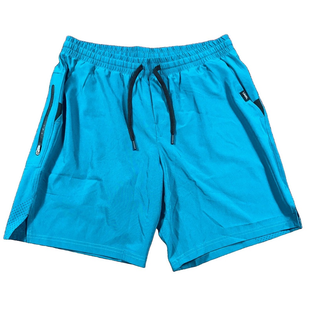 UNRL Shorts Mens Large Teal Superior Stride Running Performance Shorts NWT